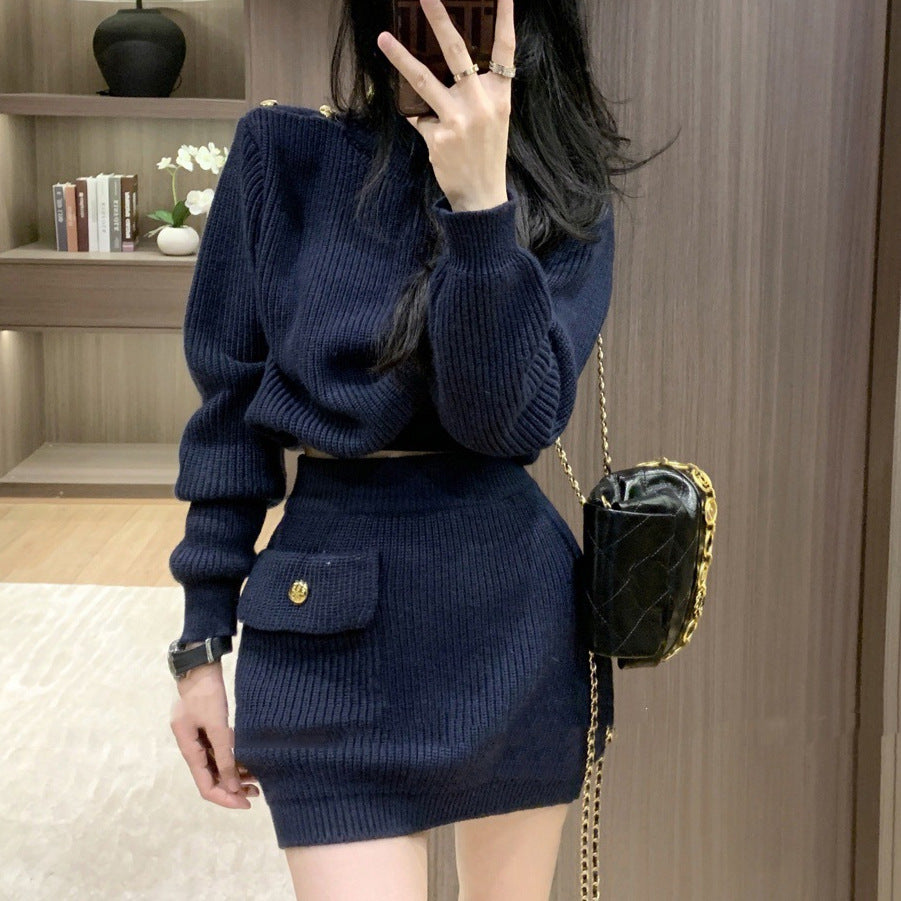 Korean Style Popular Two-piece Gentle Suit Women