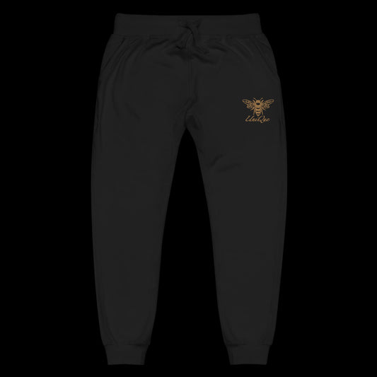 Unisex Embroidered (Bee) fleece sweatpants