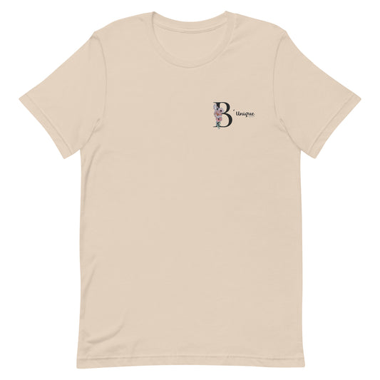 Unisex Embroidered (B'unique) t-shirt