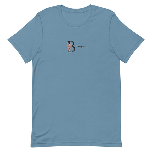 Unisex Embroidered (B' unique) t-shirt